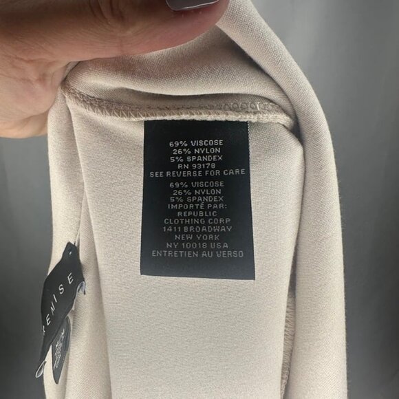 NWT Premise Suit Separates Blazer with Side Pockets Cream Size Medium - Picture 7 of 12